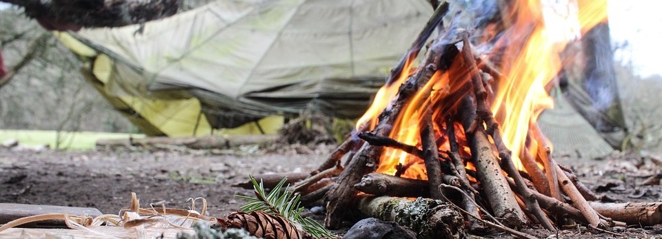 How to make a fire teepee