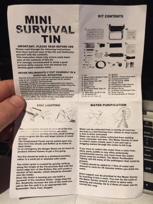 mini survival tin 