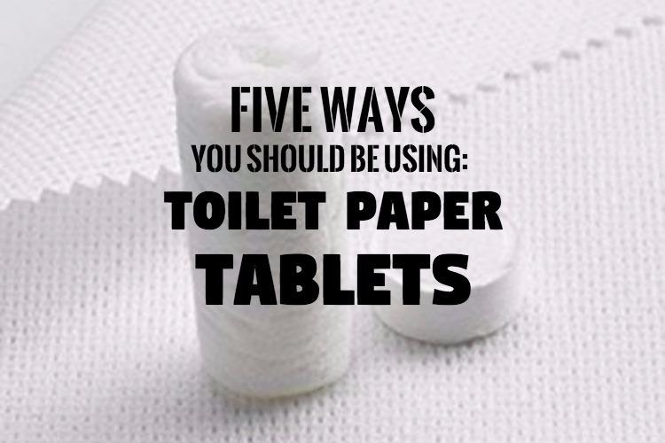 Toilet paper tablets
