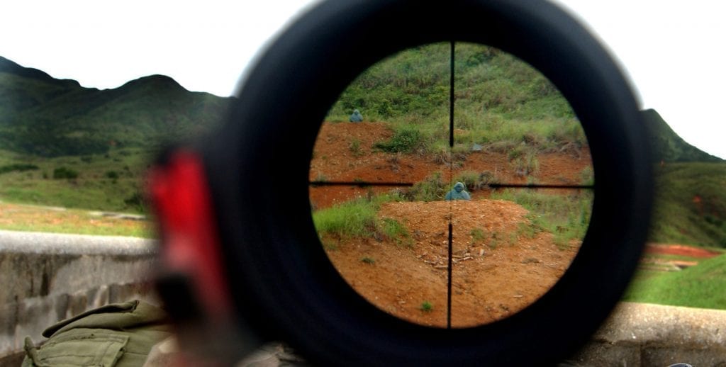 rifle scope reticle