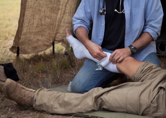 treating a snake bite