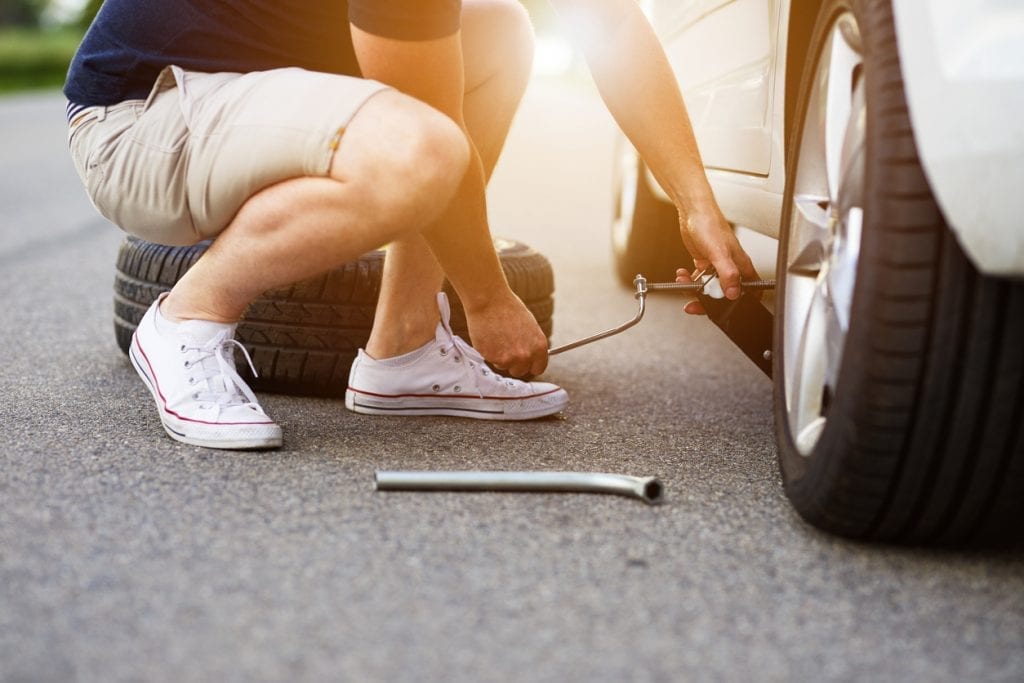 Roadside Tire Change 