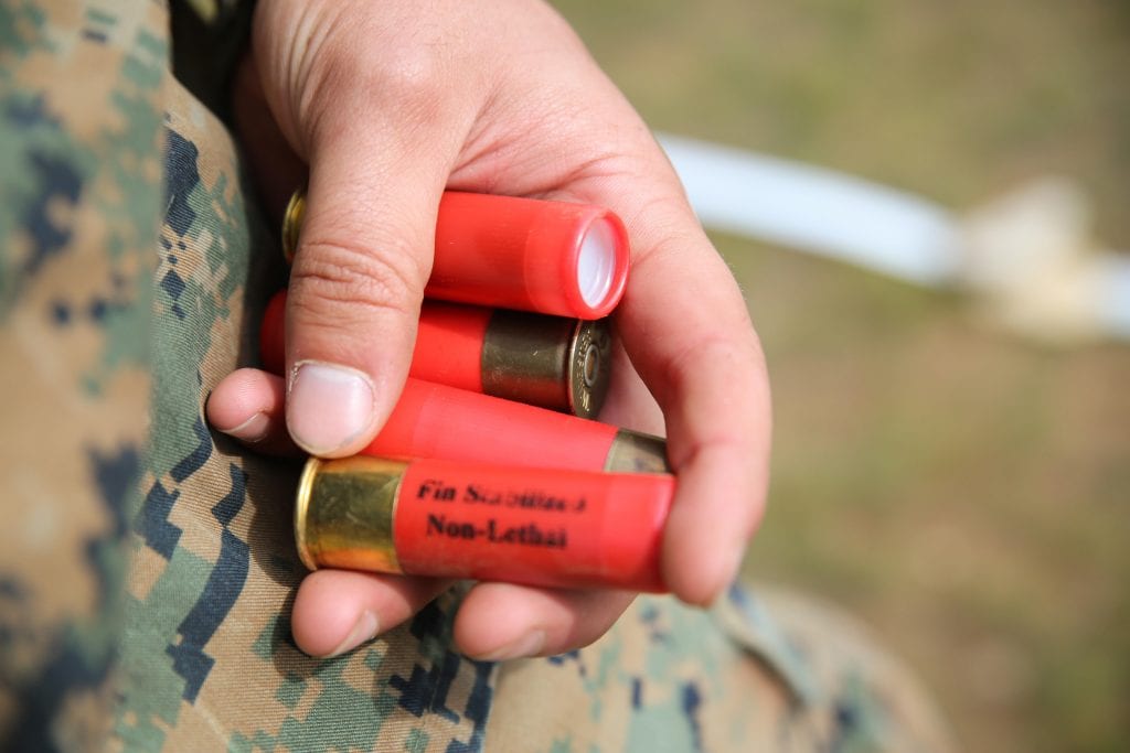 non-lethal munitions on hand