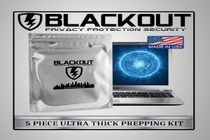 BLACKOUT Faraday Cage EMP Bags Premium Ultra Thick 5pc Prepping Kit Laptops  Tablets Smartphones Hard Drives