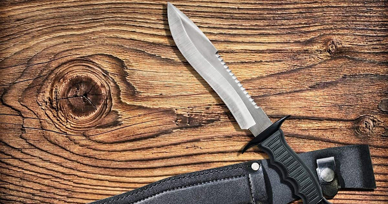 Bowie fighting knife