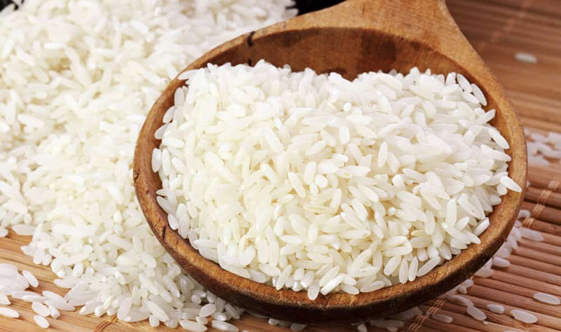 Fresh white rice