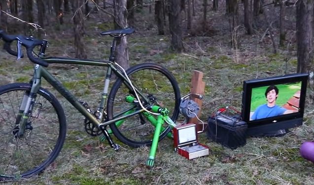 DIY Bicycle electric generator