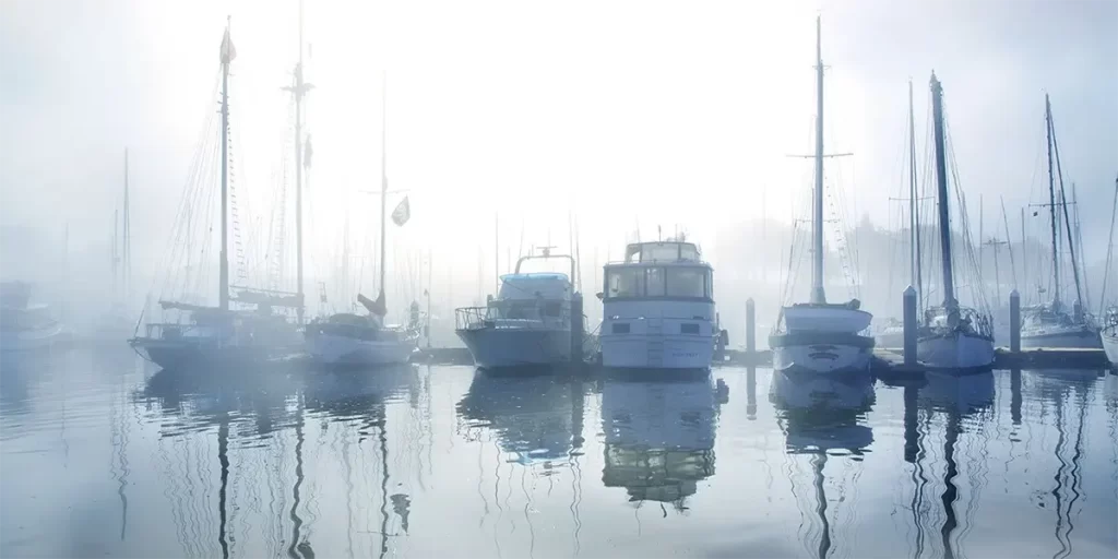 Boating in Fog 
