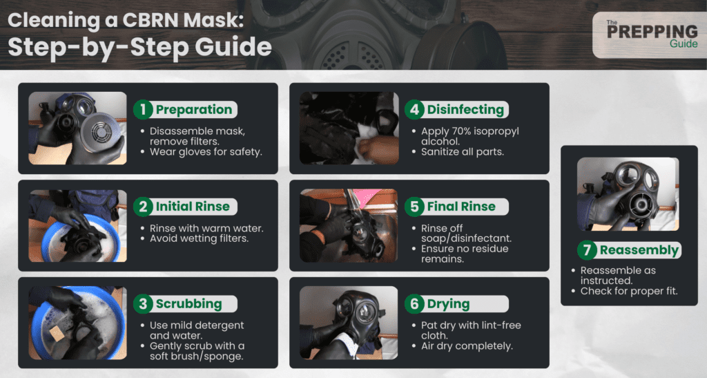 Cleaning CBRN Mask Guide