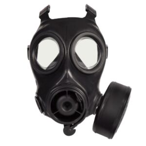 An Avon FM12 gas mask.