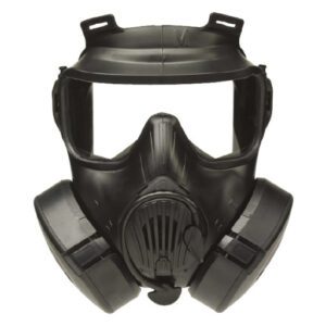 An M50 Joint Service General Purpose Mask.