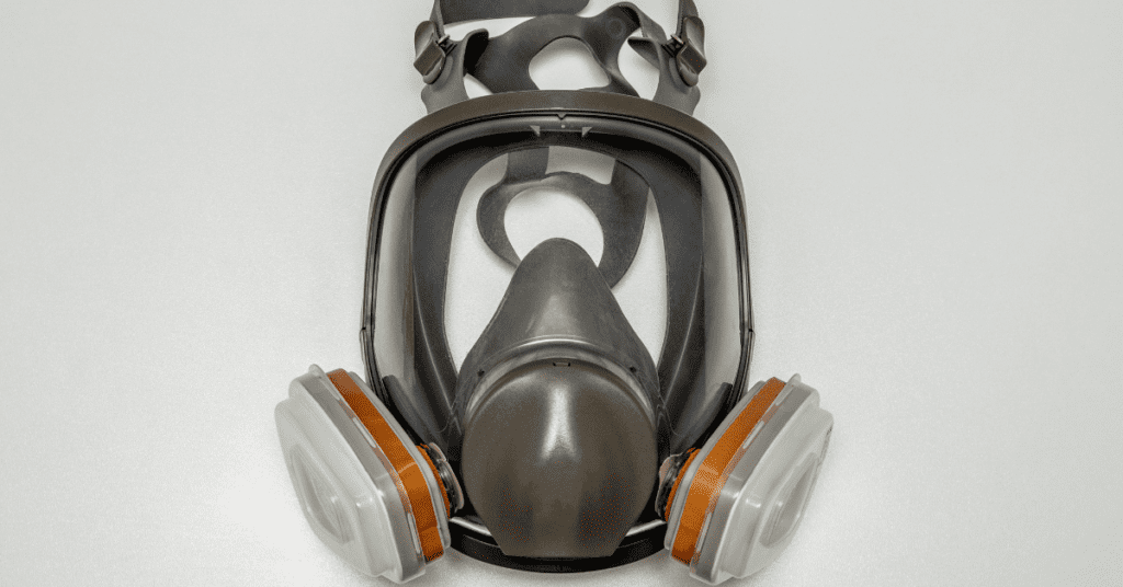 a military gas mask