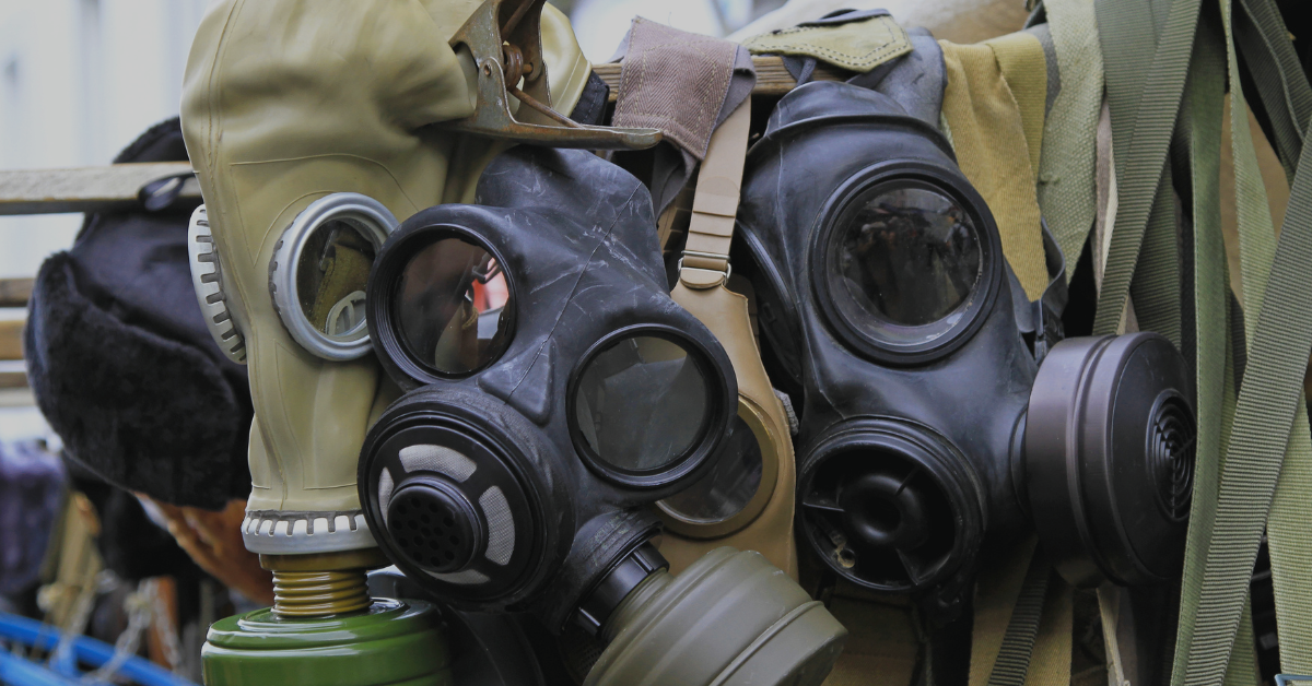 what is best way to clean military gas mask