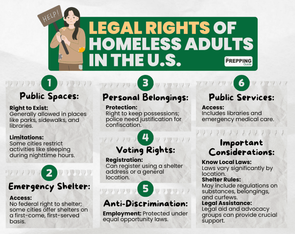 legal rights of homeless adults